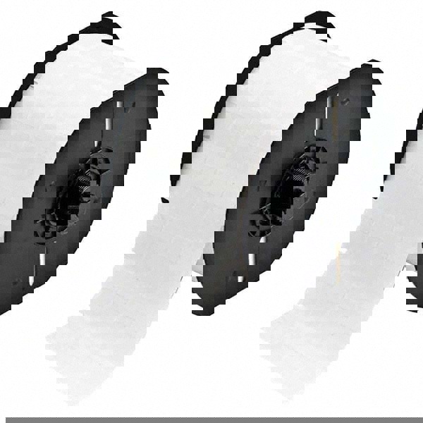 Label Maker Label: Clear & White, Vinyl, 3/4